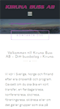 Mobile Screenshot of kirunabuss.se